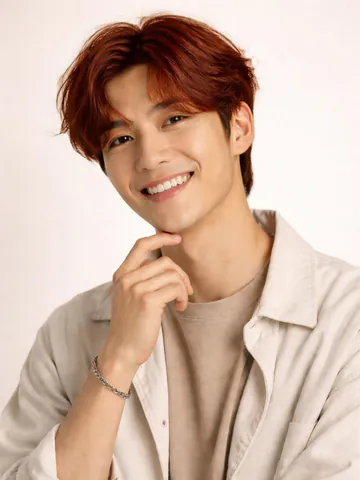 Copper hair color example